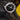 Black Sailcloth FKM Watch Strap with Yellow Stitching – Foldover Clasp - Zeniovn