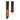 Black Alran Rally Leather Straps With Orange Accents - Zeniovn