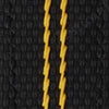 Black Sailcloth with Yellow Stitch Sporty Watch Strap
