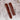Glossy Chesnut Brown Ostrich Strap For Cartier Ballon Bleu - New Clasp