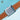 Glossy Baby Blue Alligator Slim Strap