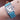 Glossy Baby Blue Alligator Slim Strap