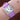 Glossy Lavender Alligator Slim Strap