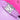 Glossy Lavender Alligator Slim Strap