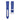 Blue Swift Rally Leather Straps With White Accents