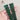 Matte Two Tone Green Alligator Straps for Cartier Santos - New Clasp - Zeniovn