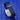Matte Navy Alligator Strap For Cartier Santos Dumont - Buckle Style