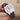 Navy Alran mix White Stiching Leather Straps