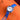 Navy Aligator mix Orange Strap For Omega Seamaster