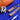 Orange Aligator mix Blue Strap For Omega Seamaster