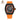 Orange FKM Rubber Sailcloth Pattern Velcro watch straps for Richard Mille - Zeniovn