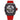 Red FKM Rubber Sailcloth Pattern Velcro watch straps for Richard Mille - Zeniovn