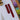 Glossy Cherry Red Alligator Cartier Panthere Straps - Single Clasp