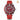 Red Sailcloth with Black Stitch Sporty Watch Strap
