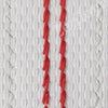 White Sailcloth with Red Stitch Sporty